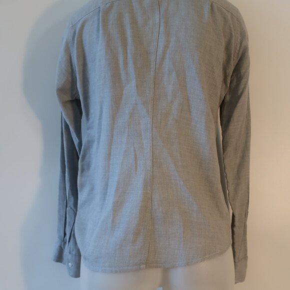 Womens Frank & Eileen Gray Barry Style Button Shirt Top S - Picture 7 of 9